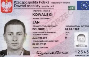 Buy Modern Poland ID Cards