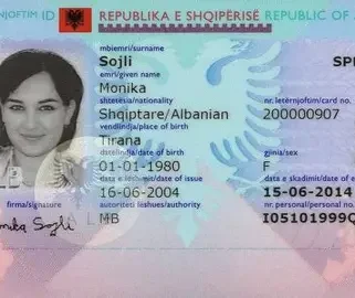Buy Genuine Albania ID Cards