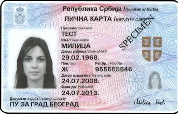 Buy Original Serbia ID Cards