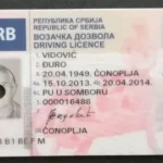 Obtaining Original Serbia Drivers Licenses