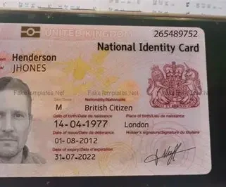 Buy Authentic UK ID Cards